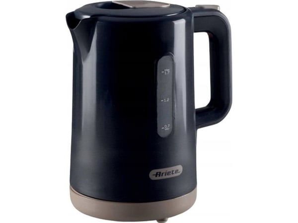 Ariete 2846/00, 1,7 l, 2200 W, Svart, Plast, Vattennivå indikator, Sladdlös