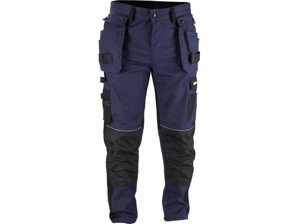 Dedra Slimfit-bukser med multilommer M/50, 270 g/m² Dedra