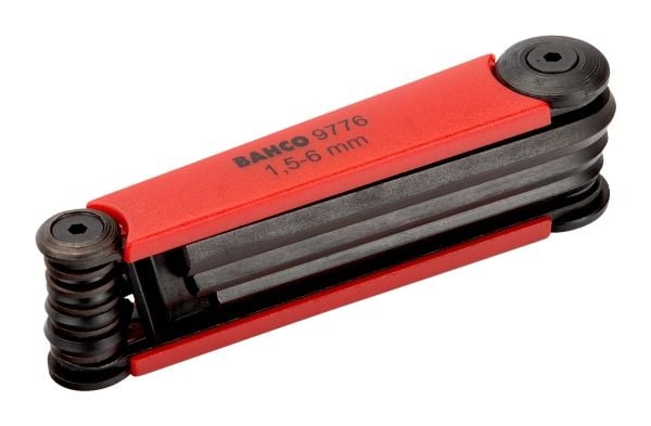 Bahco BE-9776, 1,5,2,2,5,3,4,5,6 mm, 150 g