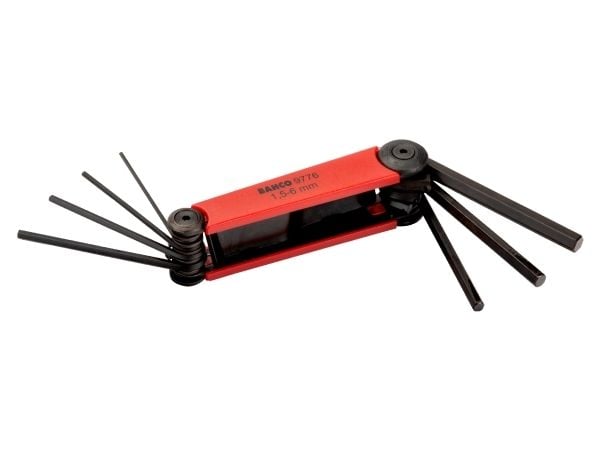 Bahco BE-9776, 1.5,2,2.5,3,4,5,6 mm, 150 g