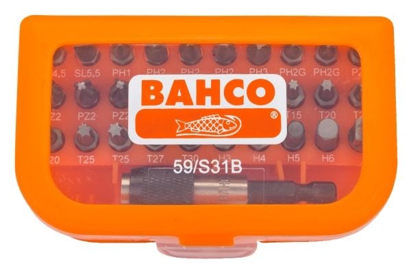 Bahco 59/S31B-IP, Sort, Metallisk, Oransje, 3,1 kg