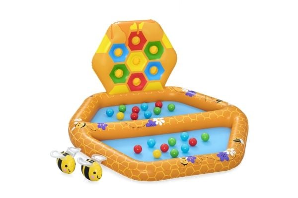 Bestway 52639, Oppblåsbart spillsenter, 1 år, Polyester, Polyvinylklorid (PVC), Flerfarget