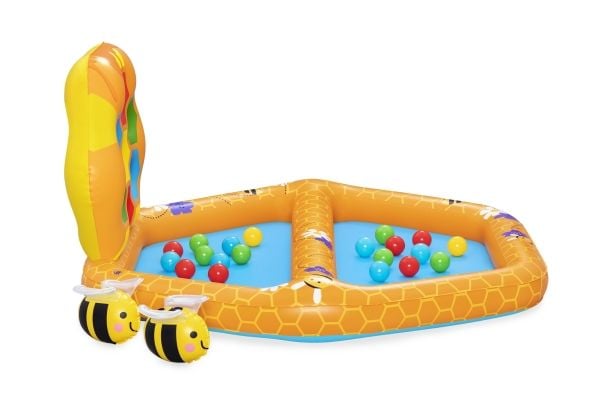 Bestway 52639, Oppblåsbart spillsenter, 1 år, Polyester, Polyvinylklorid (PVC), Flerfarget