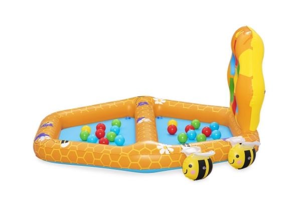 Bestway 52639, Oppblåsbart spillsenter, 1 år, Polyester, Polyvinylklorid (PVC), Flerfarget