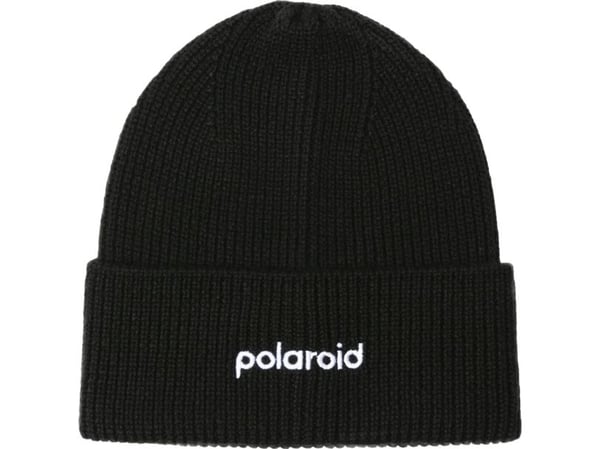 Polaroid Beanie Black, Voksen, Unisex, Hat, Sort, Lue, Livsstil