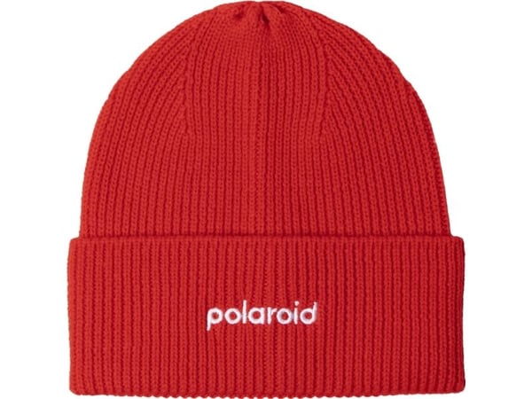 Polaroid Beanie Red, Voksen, Unisex, Hat, Rød, Lue, Livsstil