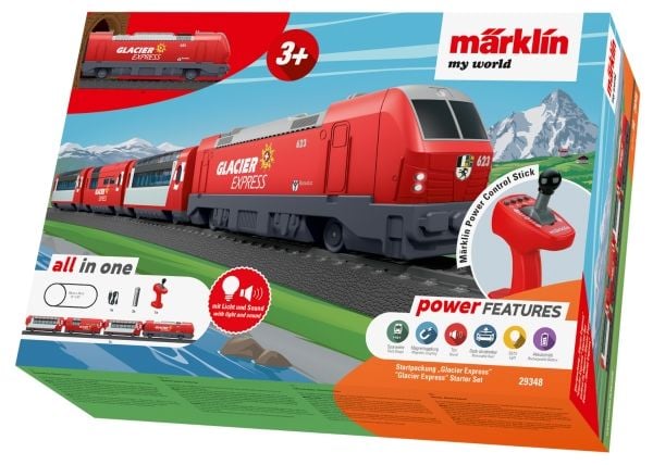 Märklin 29348, Togmodell, Monteringssett, HO (1:87), Alle kjønn, Rød, Hvit, Batteri