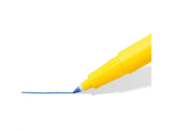 Staedtler Noris writing pen 307, Svart, Blå, Brun, Grønn, Rosa, Gult, Gult, 0,6 mm, Resirkulert plast, Rund, Vann-basert blekk