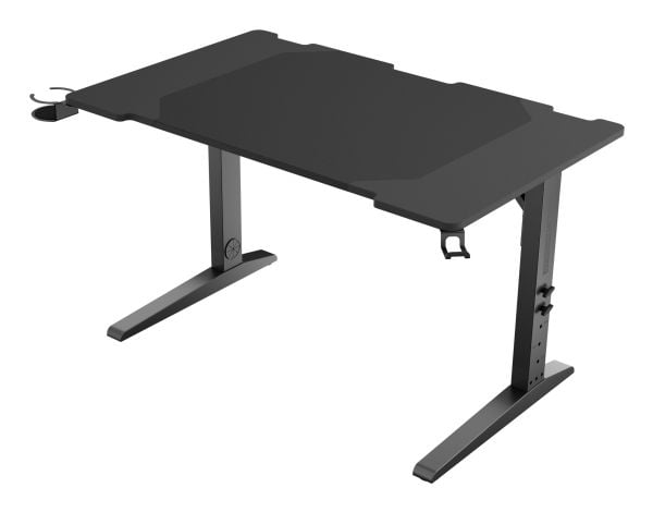 Genesis Holm Modular - Skrivbord - rektangulär - antracit, svart