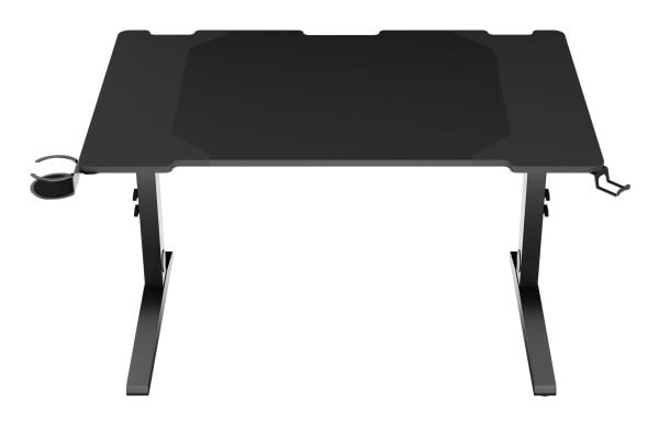 Genesis Holm Modular - Skrivbord - rektangulär - antracit, svart