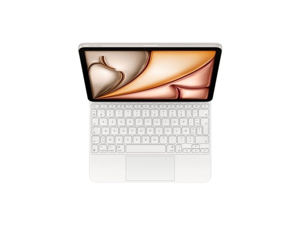 Apple Magic Keyboard - Tastatur og folioveske - med styrepute - Apple Smart connector - QWERTY - Italiensk - hvit - for 10.9-inch iPad Air (4. gene...