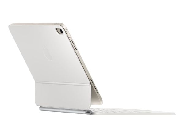 Apple Magic Keyboard - Tastatur og folioveske - med styrepute - Apple Smart connector - QWERTY - Norsk - hvit - for 10.9-inch iPad Air (4. generasj...