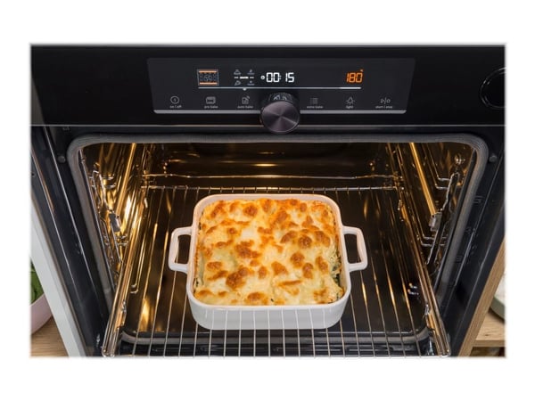 Gorenje Essential BPS6737E07B - Ovn - med dampfunksjon - innebygd - fordypning - bredde: 56 cm - dybde: 55 cm - høyde: 59 cm - med selvrens - Klass...