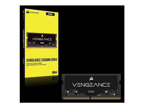 CORSAIR Vengeance - DDR4 - modul - 16 GB - SO DIMM 260-pin - 3200 MHz / PC4-25600 - CL22 - 1.2 V - ikke-bufret - ikke-ECC