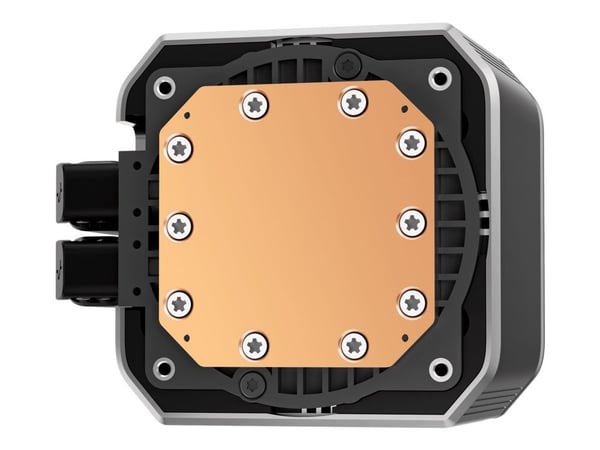 DeepCool MYSTIQUE 360, All-in-one-nesteenjäähdytin, 12 cm, musta