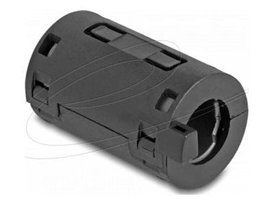 Delock - Ferrittperle - for round cable up to 11 mm - svart (en pakke 2)