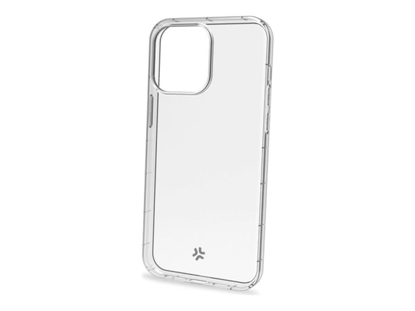 Celly HEXAGEL - Baksidedeksel for mobiltelefon - polykarbonat, termoplast-polyuretan (TPU) - gjennomsiktig - for Apple iPhone 15 Pro