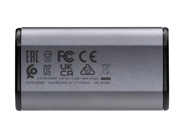 ADATA SE880 - SSD - 1 TB - ekstern (bærbar) - USB 3.2 Gen 2 (USB-C stikforbindelse) - titangrå
