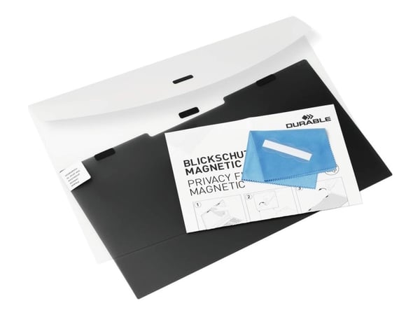 DURABLE - Notebookpersonvernsfilter - 2-veis - avtakbar - magnetisk - 13.3" - anthracite-gray