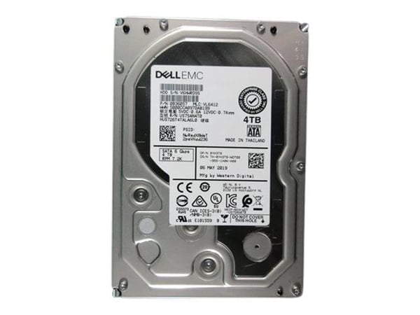 Dell - Customer Kit - harddisk - 4 TB - 512n - intern - 3.5" - SATA 6Gb/s - 7200 rpm