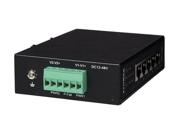 Edimax IGS-1005 - Switch - 5 x 10/100/1000 - DIN-skinnemonterbar, veggmonterbar