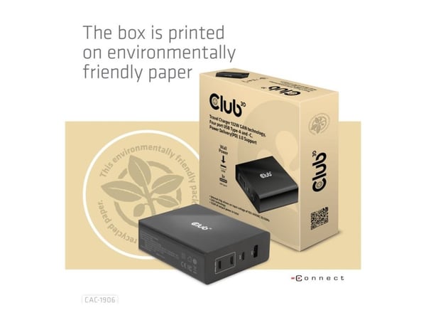 CLUB3D CAC-1906, Sisätila, DC, Musta