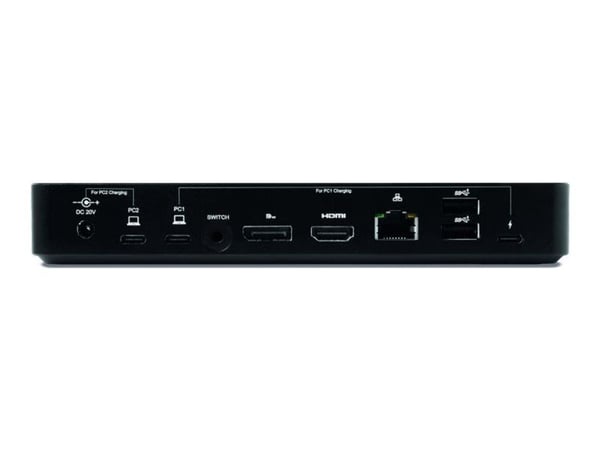Club 3D CSV-1585 - Dockningsstation - USB-C x 2 - DP, HDMI - 1GbE - 120 Watt