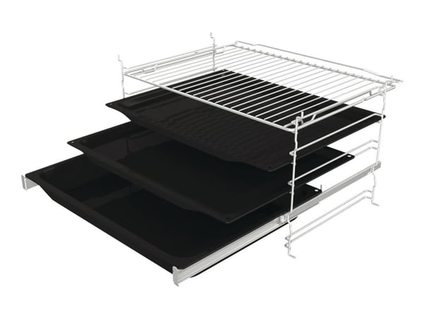 Gorenje Essential BPS6737E07B - Ovn - med dampfunksjon - innebygd - fordypning - bredde: 56 cm - dybde: 55 cm - høyde: 59 cm - med selvrens - Klass...