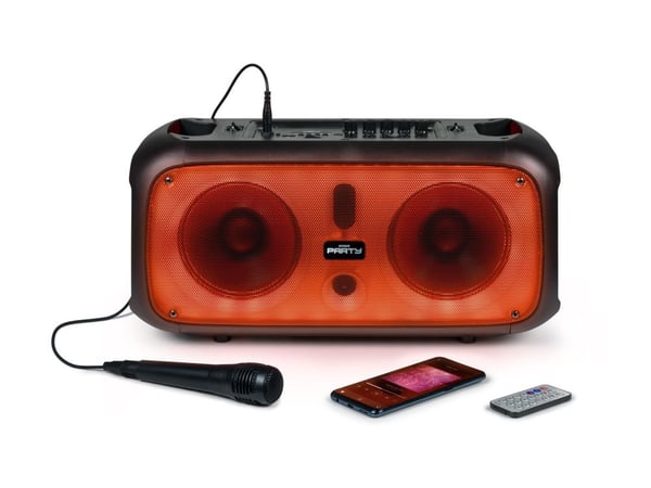 BigBen PARTY High Power LH - Partyhögtalare - för bärbar användning - trådlös - Bluetooth - 20 watt - svart