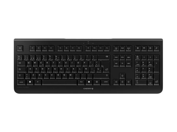 CHERRY KW 3000 - Tastatur - trådløs - 2.4 GHz - QWERTY - Spansk - svart
