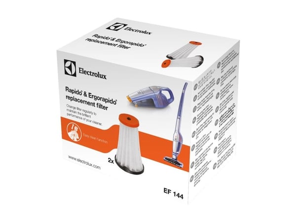 Electrolux EF144, Rikkaimuri, Suodatin, Musta, Punainen, Valkoinen, 2 kpl