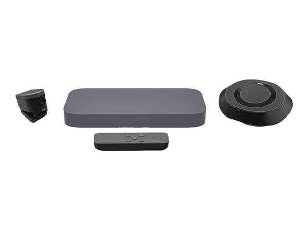 ASUS Google Meet GQE20A - Starter Kit - paket för videokonferens (högtalartelefon, trådlös fjärrkontroll, ePTZ UHD Kamera) - järngrå - med Meeting ...