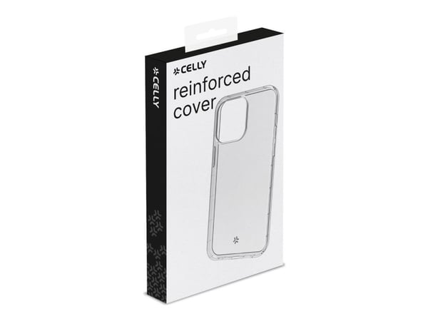 Celly HEXAGEL - Baksidedeksel for mobiltelefon - polykarbonat, termoplast-polyuretan (TPU) - gjennomsiktig - for Apple iPhone 15 Pro