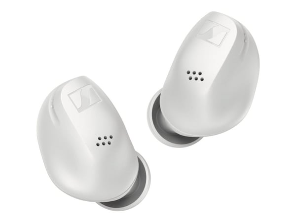 Sennheiser ACCENTUM - True wireless-hodetelefoner med mikrofon - i øret - Bluetooth - aktiv støydemping - hvit