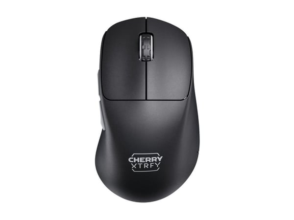 CHERRY Xtrfy M64 Pro - Mus - ergonomisk - optisk - 5 knapper - trådløs - 2.4 GHz - USB trådløs mottaker - hvit