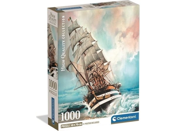 Clementoni Puzzle Compact Amerigo Vespucci 1000 palaa (39948)