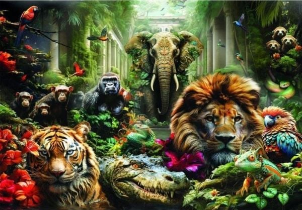 Clementoni 1000 pcs. CB Mystic Jungle, 14 År