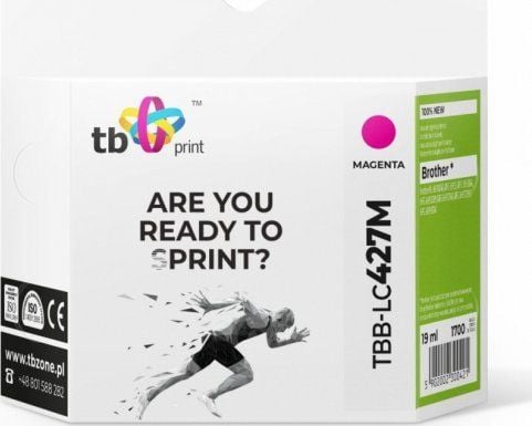 Magenta blekk TB print til Brother MFC-J5955DW TBB-LC427M (100% nytt)