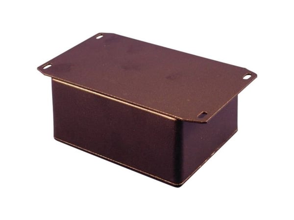 Hammond Electronics 1590BXFBK universalkabinet 254 x 70 x 49,5 aluminium sort (RAL 9005) 1 stk