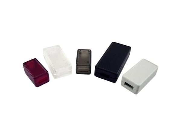 Hammond Electronics 1551USB1TRD USB-kabinett 35 x 20 x 15,5 ABS transparent, rød (1 stk.)