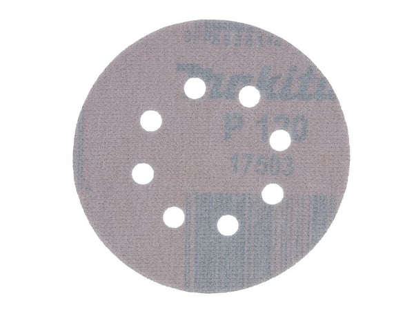 Makita - Slipeark - for tre, polyvinylklorid (PVC), painted surfaces - 10 deler - rund - grovkorn: 120 - 125 mm x 125 mm