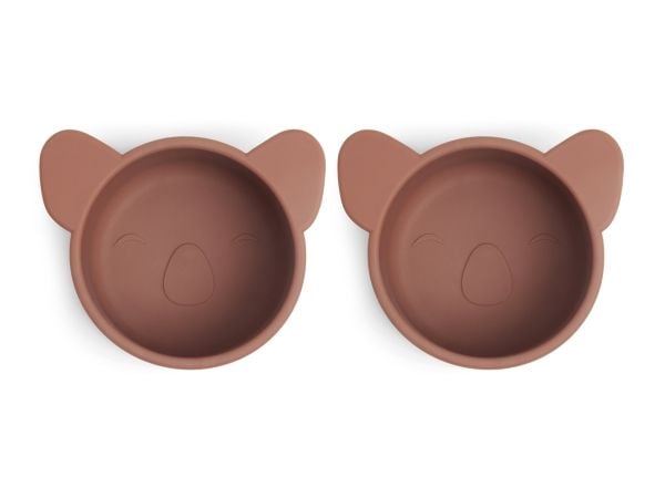 Nuuroo Rosa silikone snackskål 2-pak Nuuroo Rosa silikone snackskål 2-pak