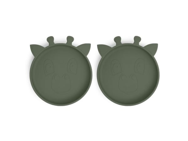Nuuroo Akila silikon tallrik 2-pack