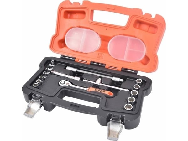 Boxer® topnøglesæt 4-13 mm 1/4'' 16 dele