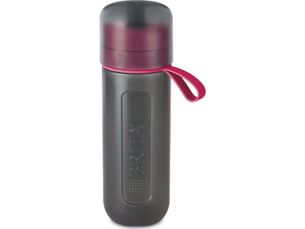 Brita Fill&Go Active, 600 ml, Urheilu, Musta, Vaaleanpunainen, Muovi, Aikuinen, Mies/Nainen