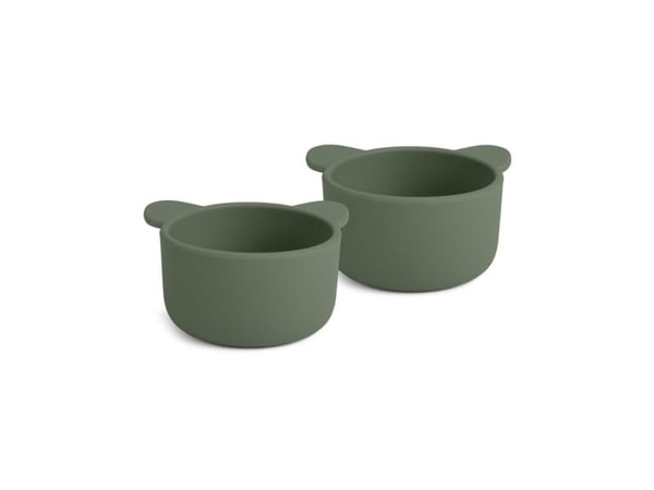 Nuuroo Rosa silikon snackskål 2-pack