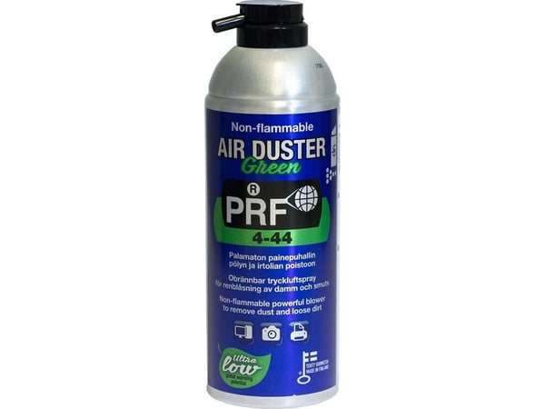 Trykkluft i boks PRF 4-44 Air Duster Green 520ml ikke-brennbar, PRF