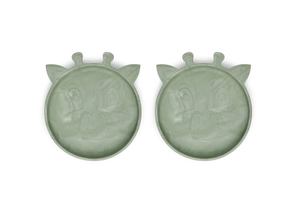 Nuuroo Akila silikon tallrik 2-pack