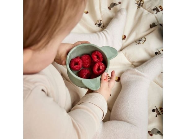 Nuuroo Rosa silikone snackskål 2-pak