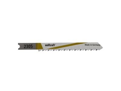 wolfcraft GmbH 4006885230507, Stikksagblad, Plast, Tre, High Carbon Steel (HCS), Grå, Gult, 6 cm, 2,5 mm